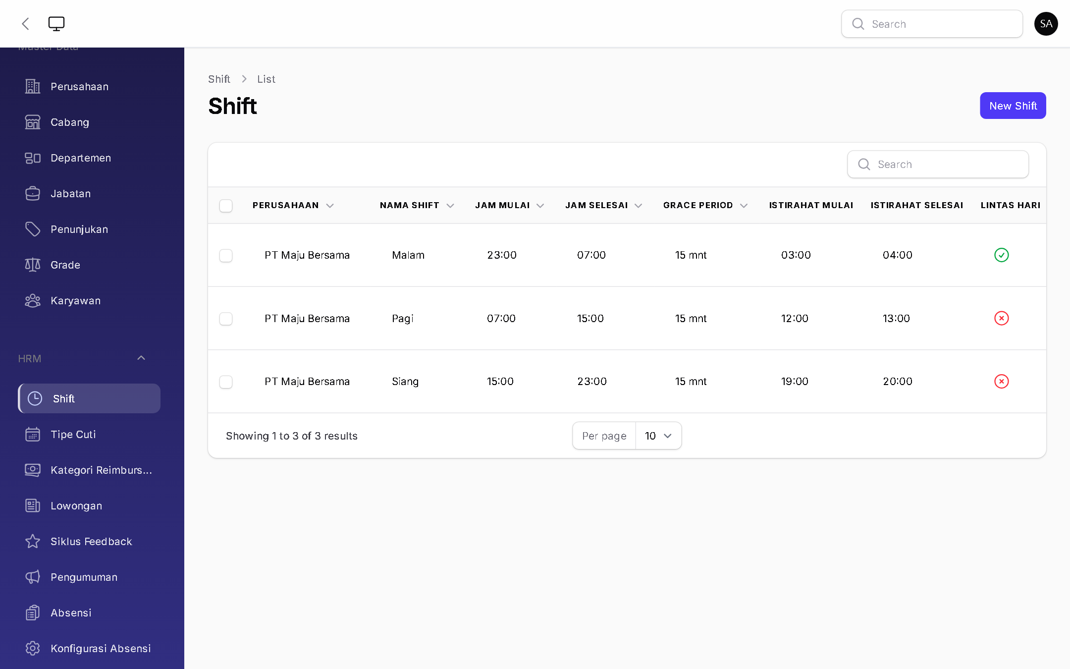 Shift - BizOS