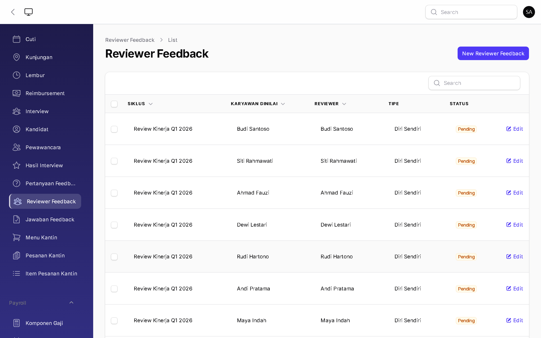 Reviewer Feedback - BizOS